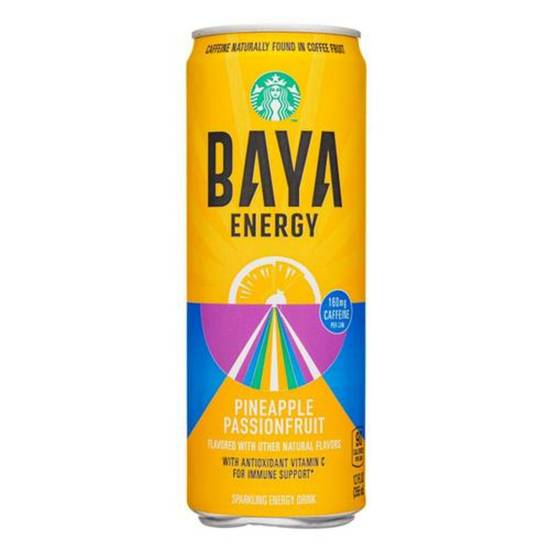 Order Starbucks Baya Energy - Pineapple Passionfruit food online from IV Deli Mart store, Goleta on bringmethat.com