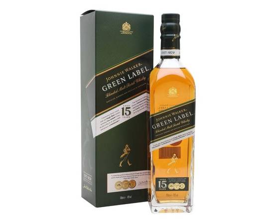 Order Johnnie walker green label 15yr 750ml food online from House Of Wine store, New Rochelle on bringmethat.com