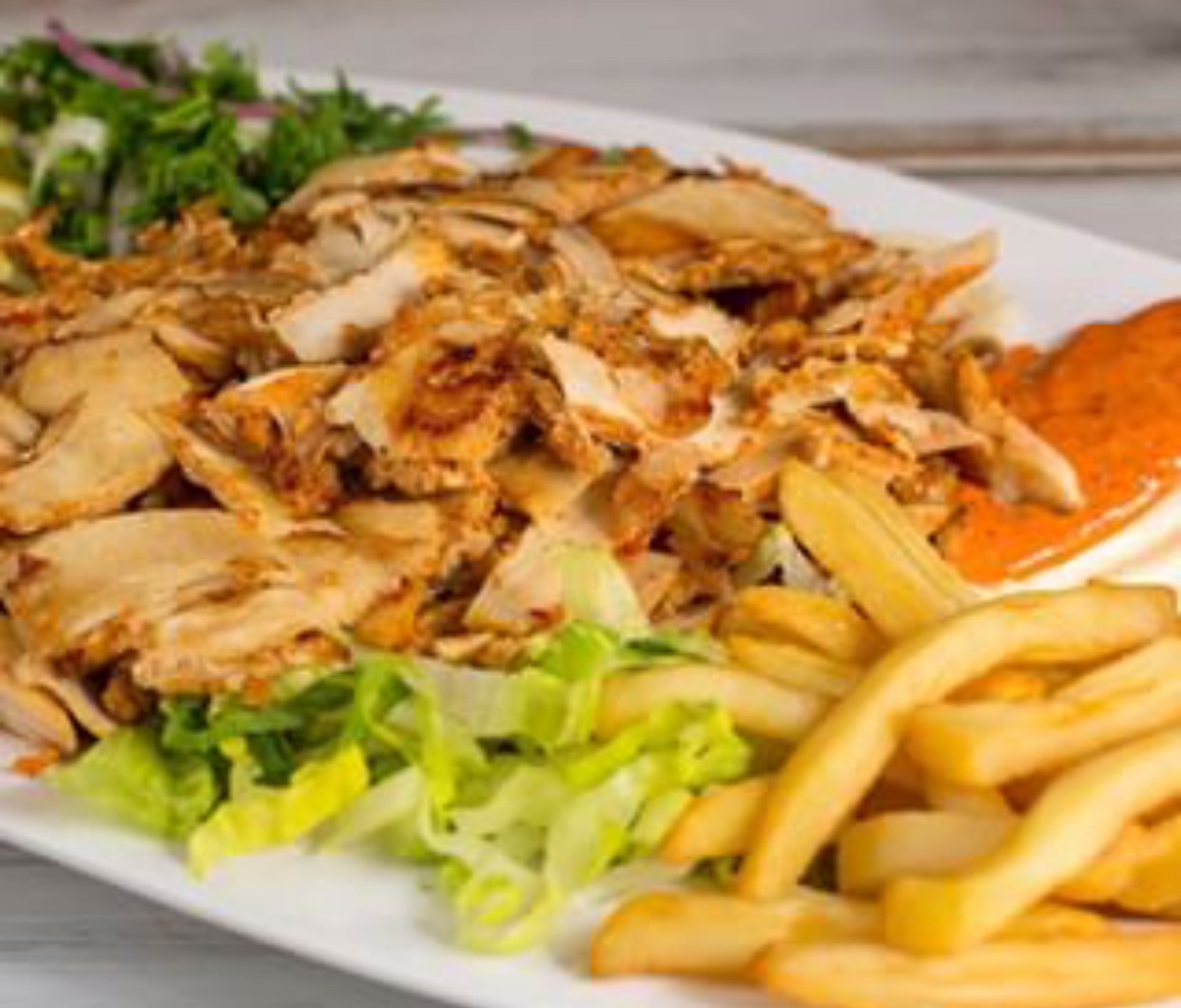 Order Chicken Shawarma Entree food online from Salam store, Chicago on bringmethat.com