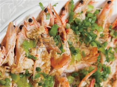 Order Steamed Whole Shrimp with Garlic Sauce food online from Minghin Cuisine - Naperville store, Naperville on bringmethat.com
