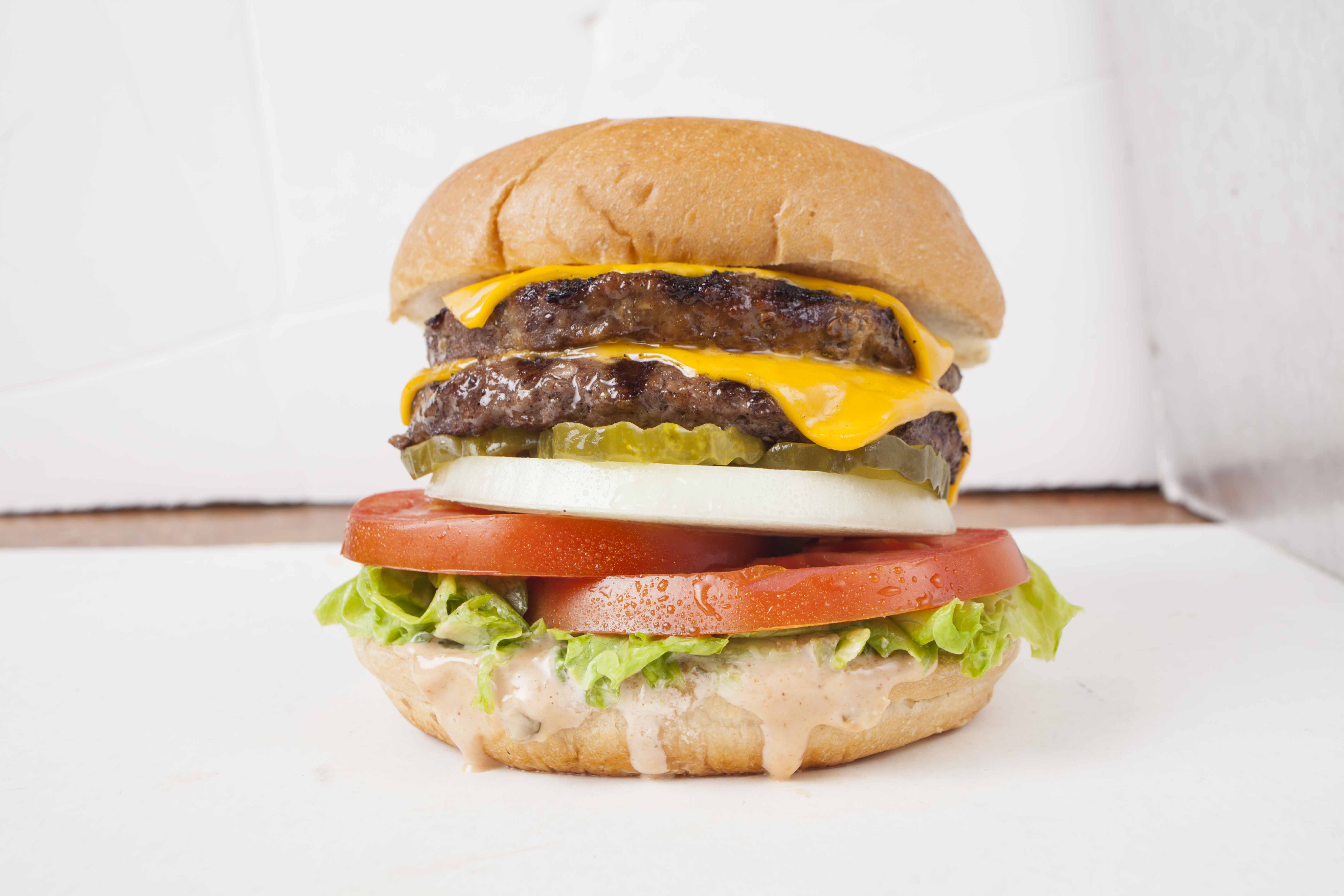 Order Angus Burgers food online from Greek Chicken store, El Cajon on bringmethat.com