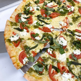 Order Tomato + Pesto Ricotta food online from Mike's Pizzeria store, Los Angeles on bringmethat.com