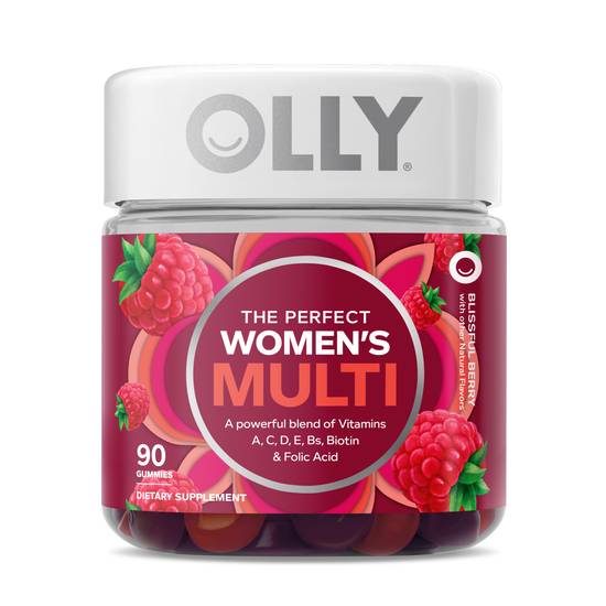 Order Olly Women's Multivitamin Gummies Blissful Berry (90 ct) food online from Rite Aid store, Palm Desert on bringmethat.com