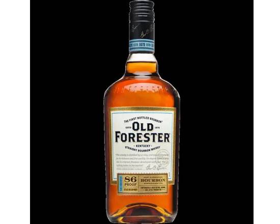 Order Old Forester Kentucky Striaght, 750mL bourbon (43.0% ABV) food online from Pit Stop Liquor Mart store, El Monte on bringmethat.com