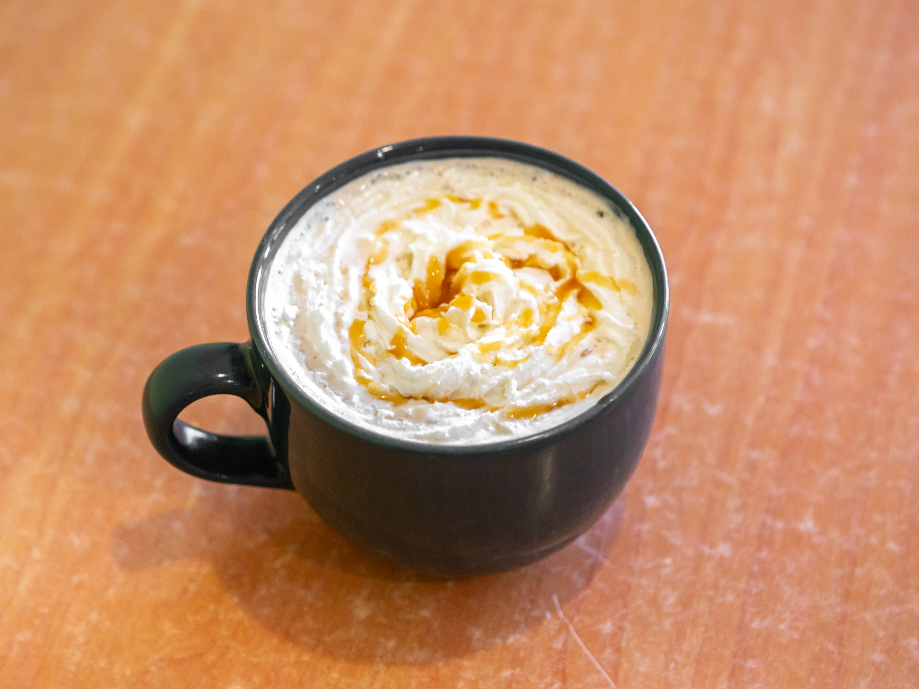 Order Cafe Caramel Latte food online from The Peaberry Bean & Beats store, Whitmore Lake on bringmethat.com