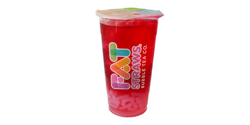 Order Lg Hibiscus Cooler-D food online from Fat Straws Bubble Tea store, Plano on bringmethat.com