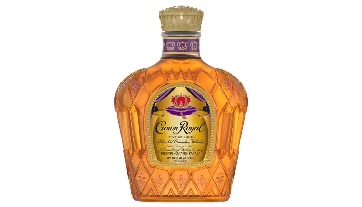 Order Crown Royal Fine De Luxe Blended Canadian Whisky 375mL food online from Village Commons Liquor store, Camarillo on bringmethat.com