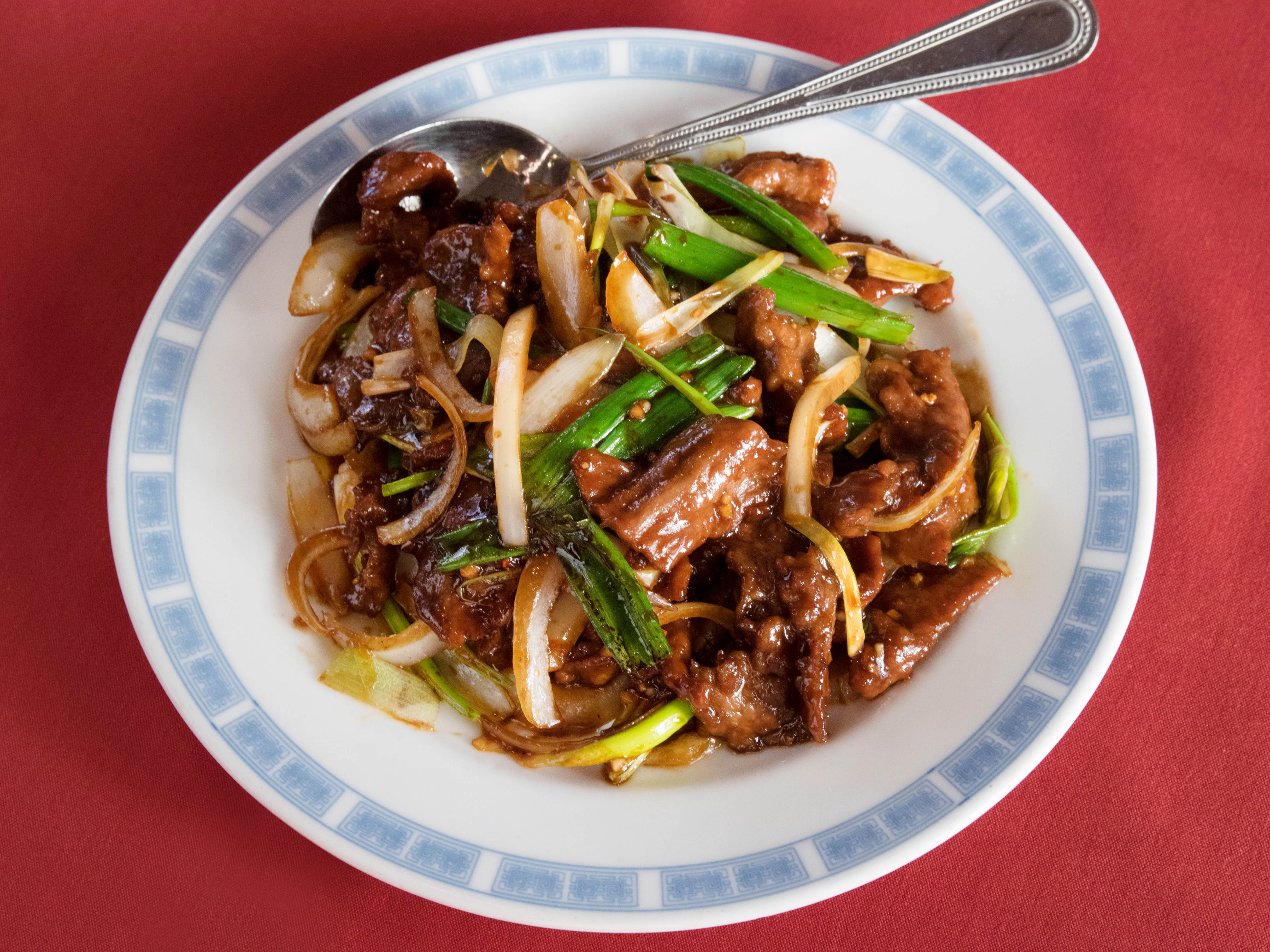 Order  Mongolian Beef 蔥爆牛肉 food online from Szechuan House store, San Diego on bringmethat.com