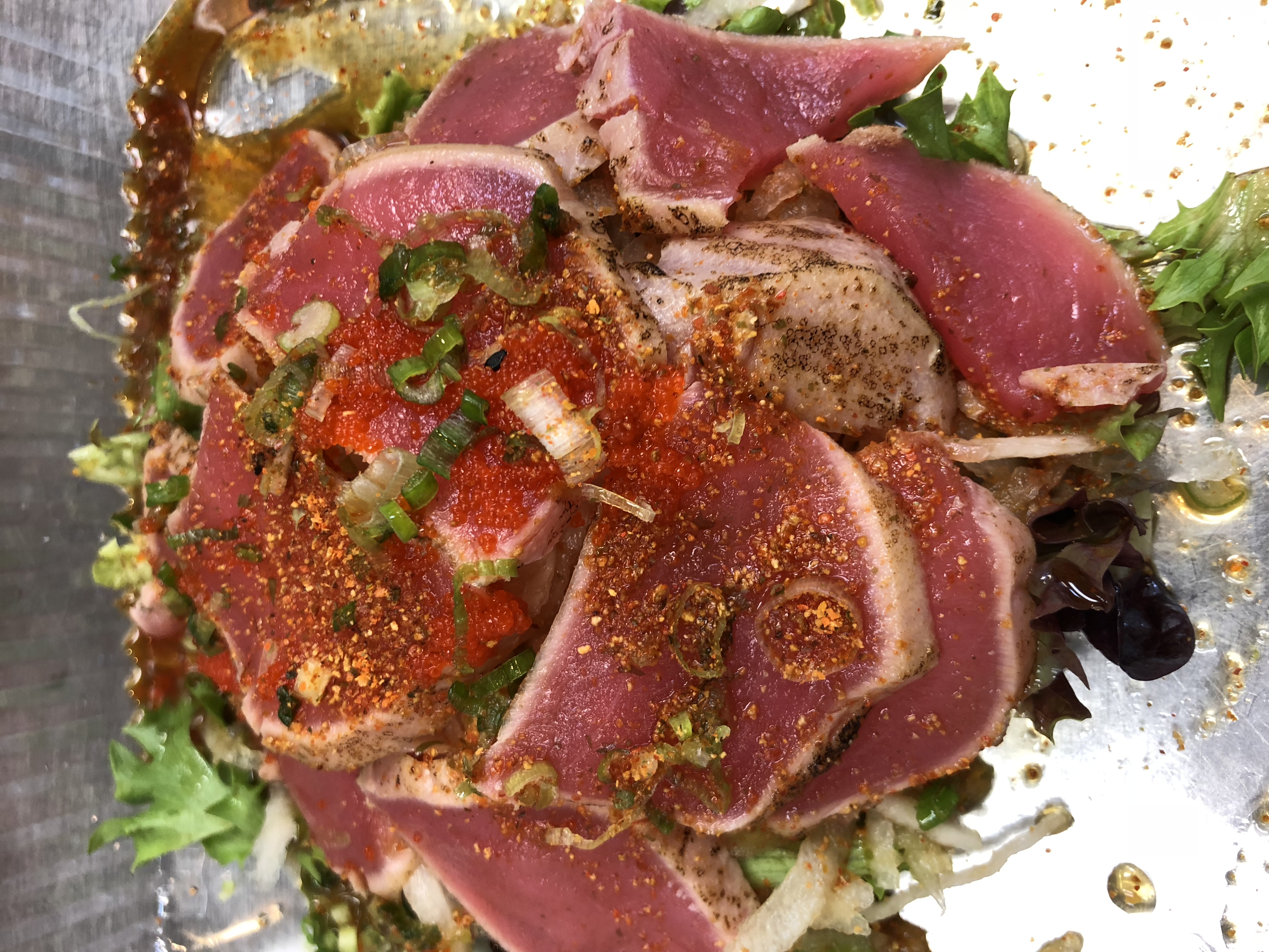 Order Tuna Tataki food online from Sake Bomb store, Durham on bringmethat.com