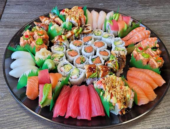 Order C 9 . Sushi & Roll tray food online from Haru Hana store, Palisades Park on bringmethat.com