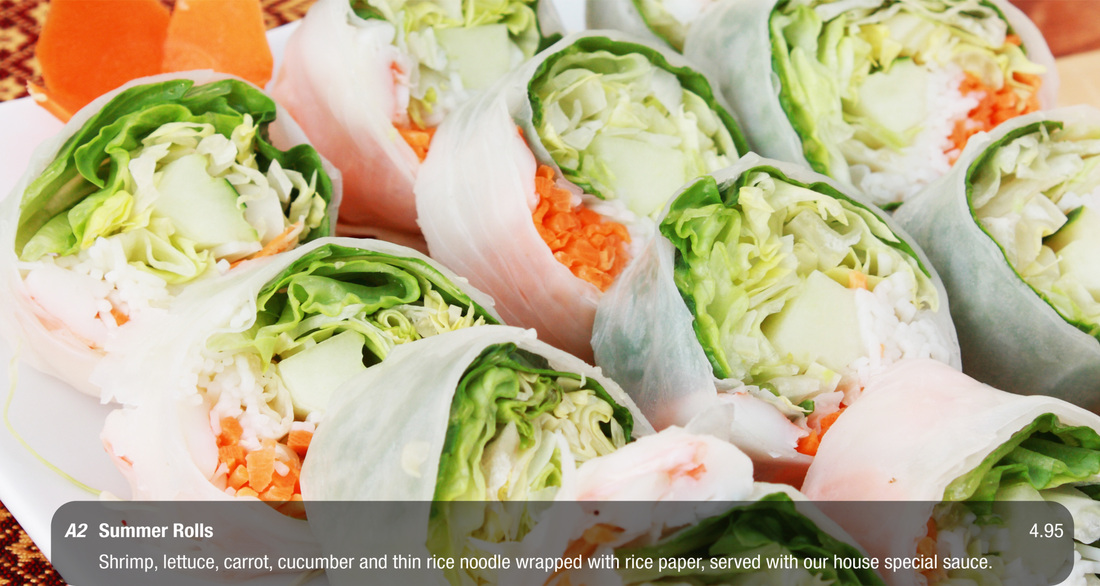 Order A2 Summer Rolls food online from Thai-D store, Marion on bringmethat.com