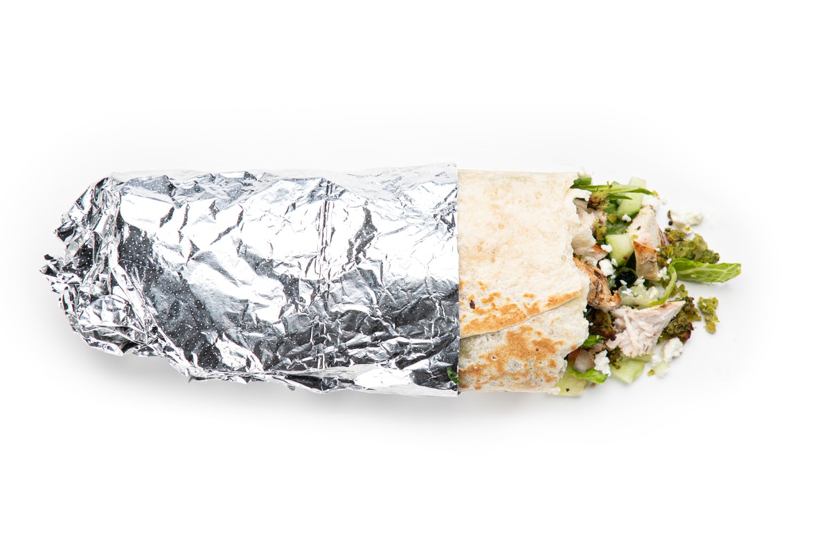 Order Greek Chicken Wrap food online from Corelife Eatery store, Youngstown on bringmethat.com