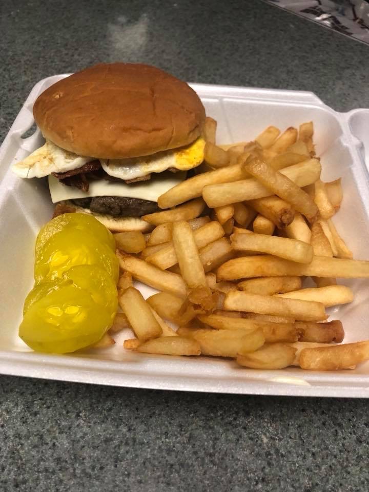 Order Granite St. Cheeseburger & fries food online from Granite Street Cafe store, Quincy on bringmethat.com