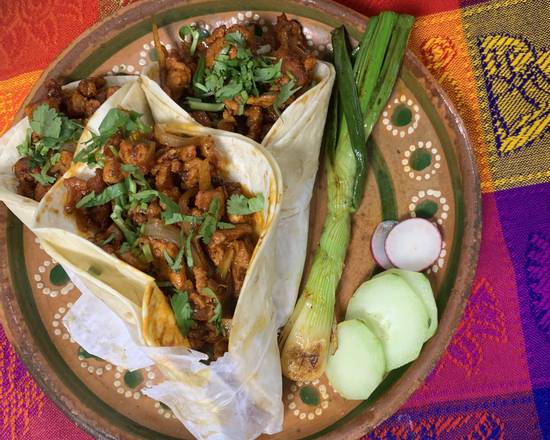 Order Tacos árabes  food online from CALLEJERO’S MEXICAN RESTAURANT store, Bridgeport on bringmethat.com