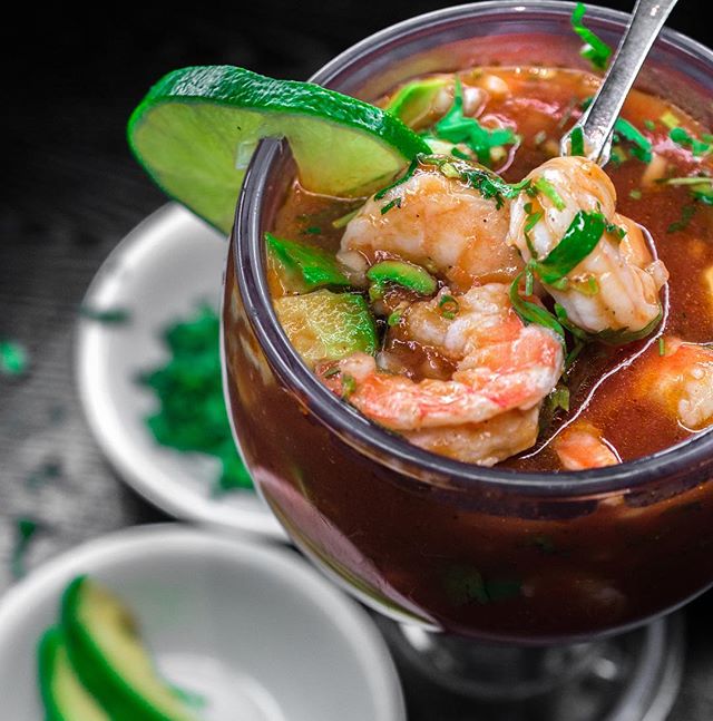 Order Mexican Shrimp Cocktail food online from Little Mexican Cafe store, New Rochelle on bringmethat.com