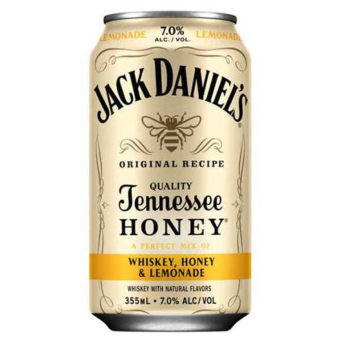 Order Jack Daniel's Whiskey, Honey & Lemonade - 12 oz Cans/4 Pack food online from Bottle Shop & Spirits store, Los Alamitos on bringmethat.com
