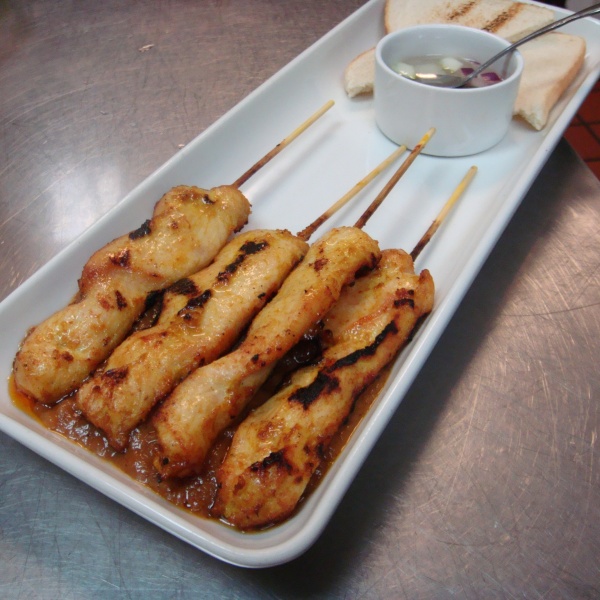 Order 1. Chicken Satay food online from My Thai Place store, Centreville on bringmethat.com