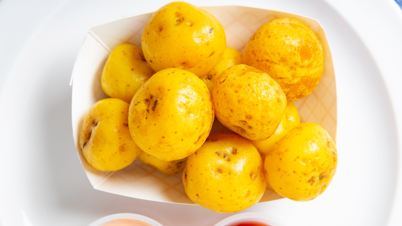 Order Yellow Potatoes food online from Out of the Park Burgers store, Central Islip on bringmethat.com