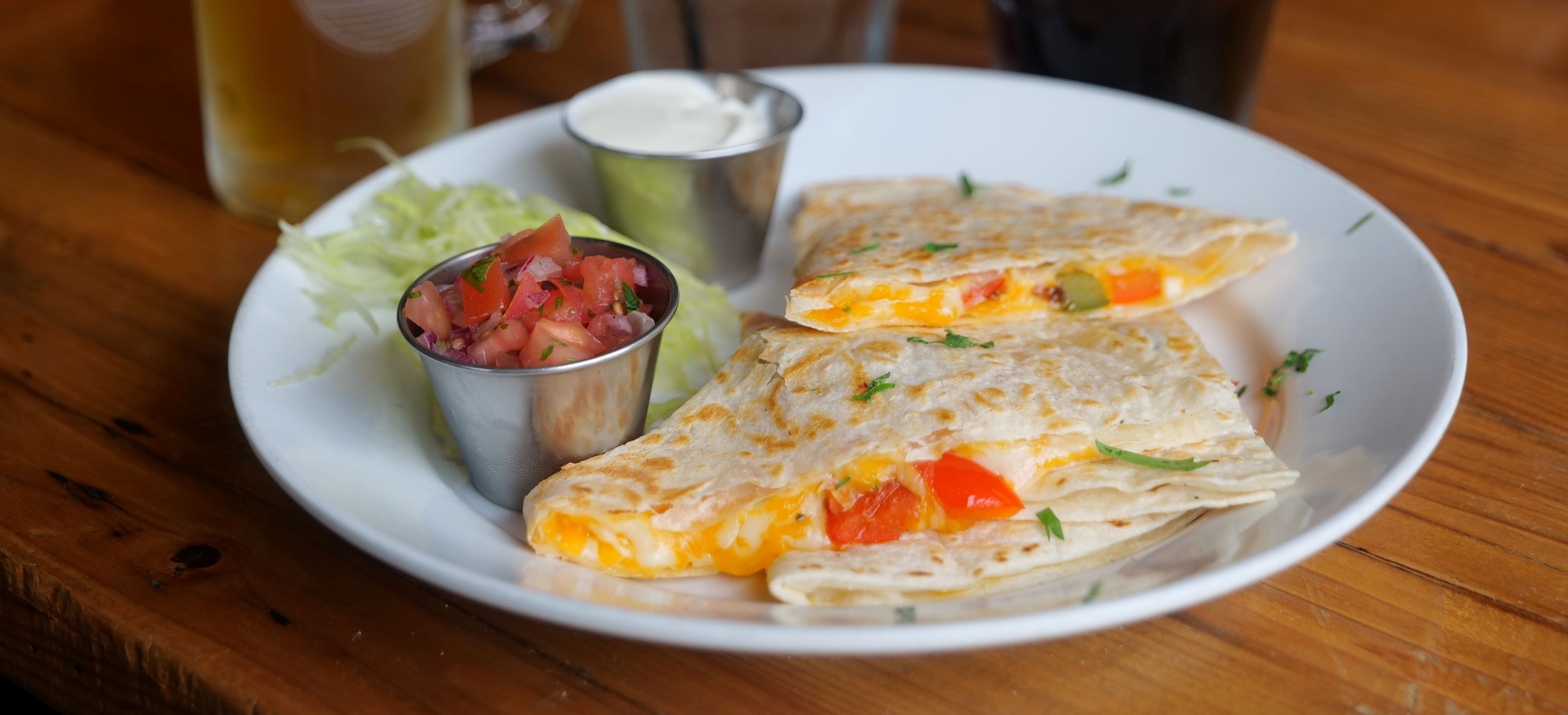 Order Quesadillas food online from Green St. Grille store, Bensenville on bringmethat.com