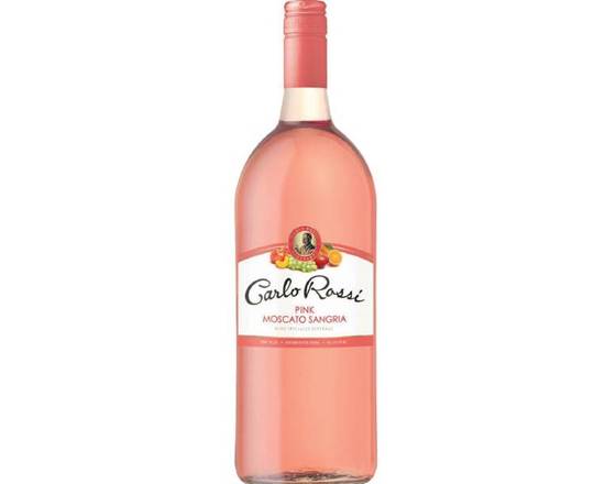 Order Carlo Rossi Pink Moscato Sangria, 1.5L bottle (6.5% ABV) food online from Central Liquor Market store, Los Angeles on bringmethat.com