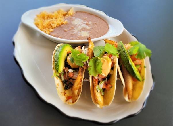 Order Grilled Fish Tacos food online from Tacos & Tequilas Mexican Grill store, Atlanta on bringmethat.com