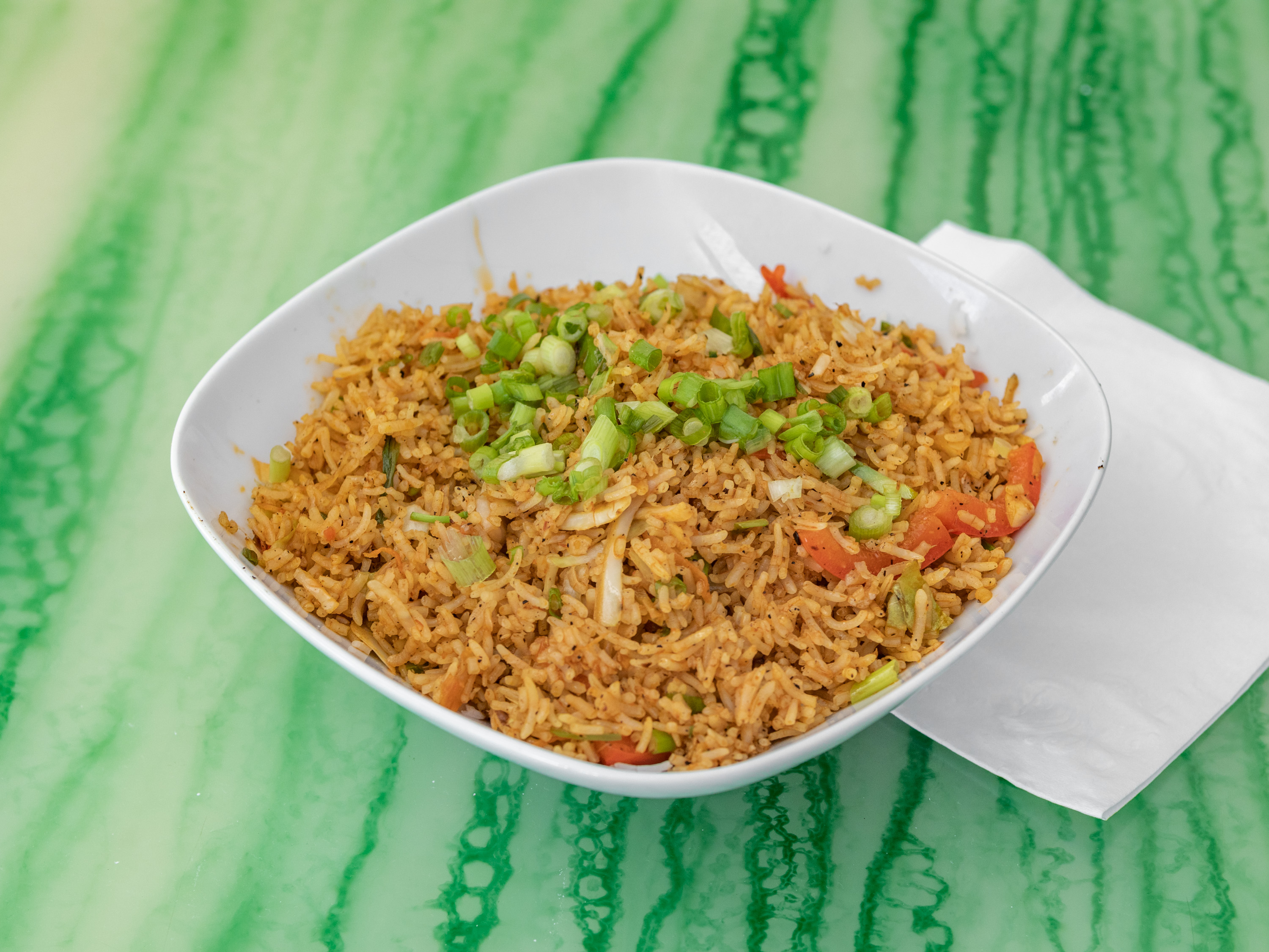 Order Schezwan Fried Rice food online from Vegan Indian store, Cedar Park on bringmethat.com