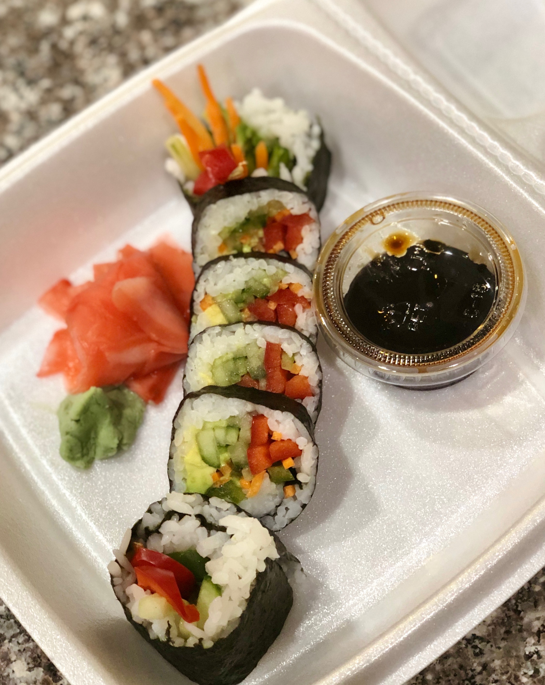 Order 8. Vegetable Roll food online from Rotasu Hibachi store, Cleveland on bringmethat.com
