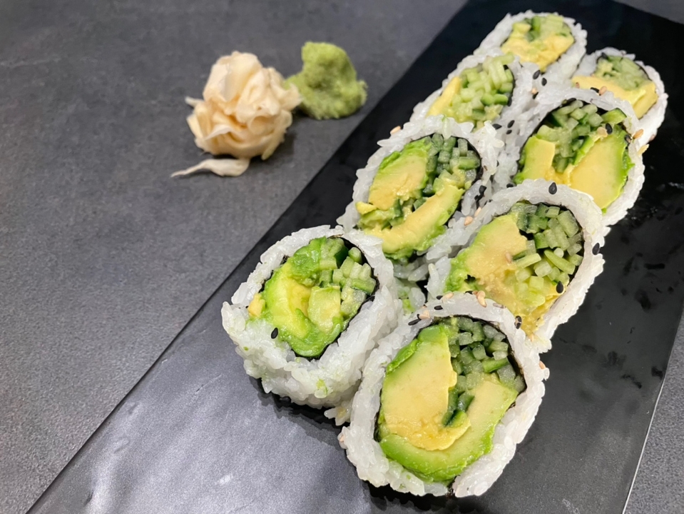 Order Avo+Cu Roll food online from Sushi Plus store, Redwood City on bringmethat.com