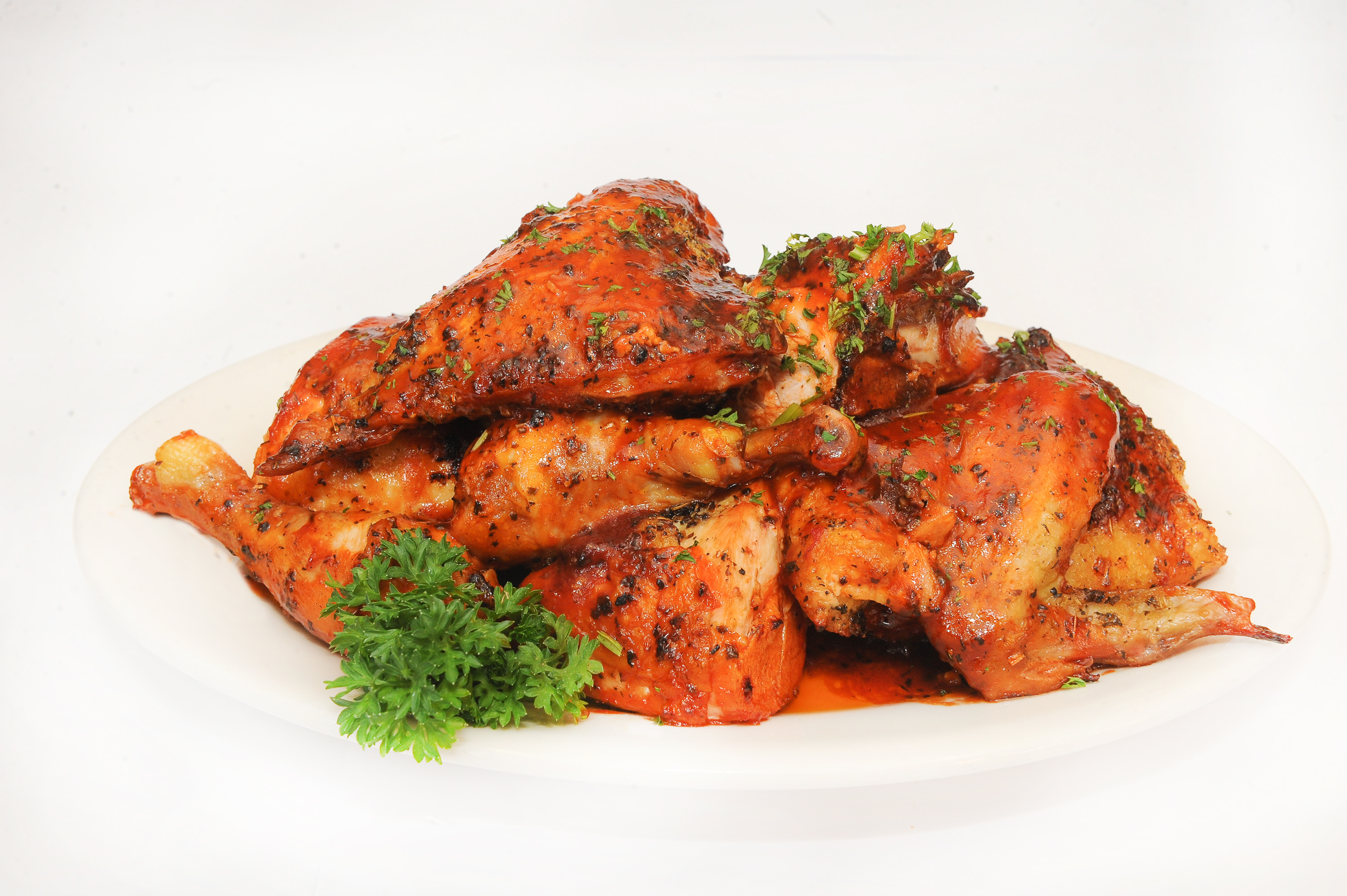 Order Whole BBQ Chicken Special food online from Giorgio Italian Food And Pizzeria store, Milpitas on bringmethat.com