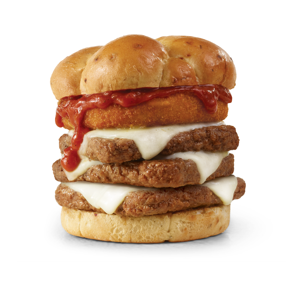 Order Italian Mozzarella Cheeseburger, Triple food online from Wendy store, Inverness on bringmethat.com