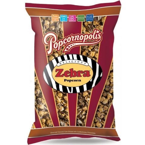 Order Popcornopolis Zebra Popcorn 3oz food online from 7-Eleven store, Gloucester on bringmethat.com