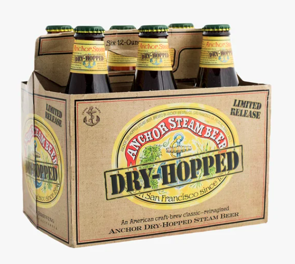Order Anchor Steam Dry-Hopped 6 Pack food online from Terners Liquor store, Los Angeles on bringmethat.com
