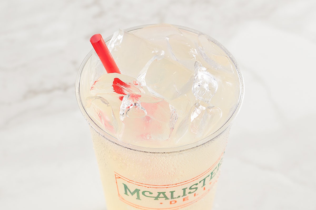 Order Pure Cane Sugar Lemonade food online from McAlister's Deli store, Fayetteville on bringmethat.com