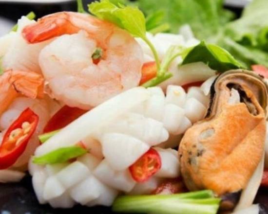 Order Spicy Seafood Salad food online from Pad Thai Bistro store, Glendale on bringmethat.com