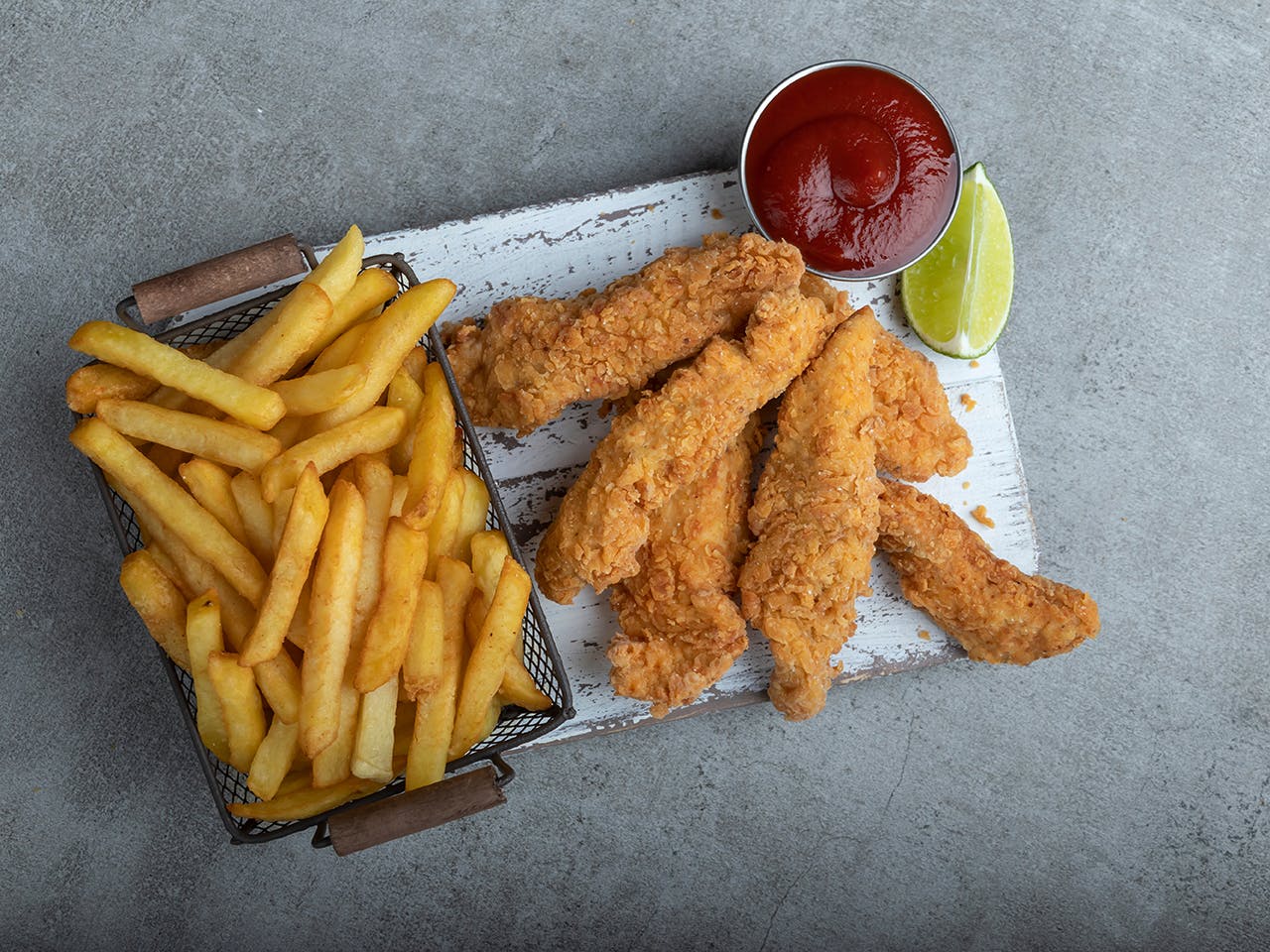 Order Chicken Tenders - 3 Pieces food online from Mr Chicken & Fish store, Columbus on bringmethat.com