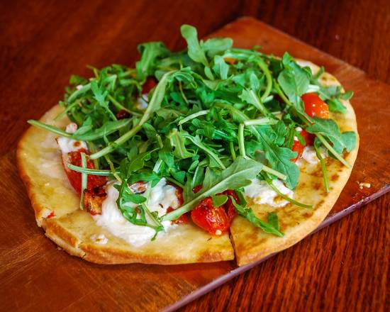 Order Burrata & Tomato Flatbread food online from Tap House Grill store, Hanover Park on bringmethat.com