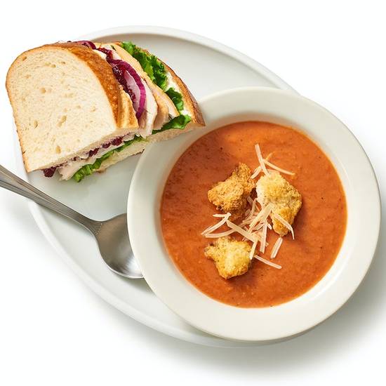 Order Soup and Sandwich Combo food online from Boudin Bakery store, San Francisco on bringmethat.com