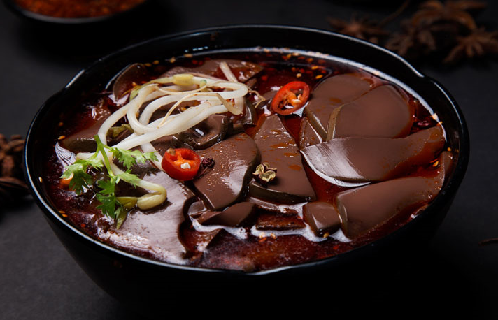 Order Spicy Duck Blood food online from Xufeng Restaurant store, Philadelphia on bringmethat.com