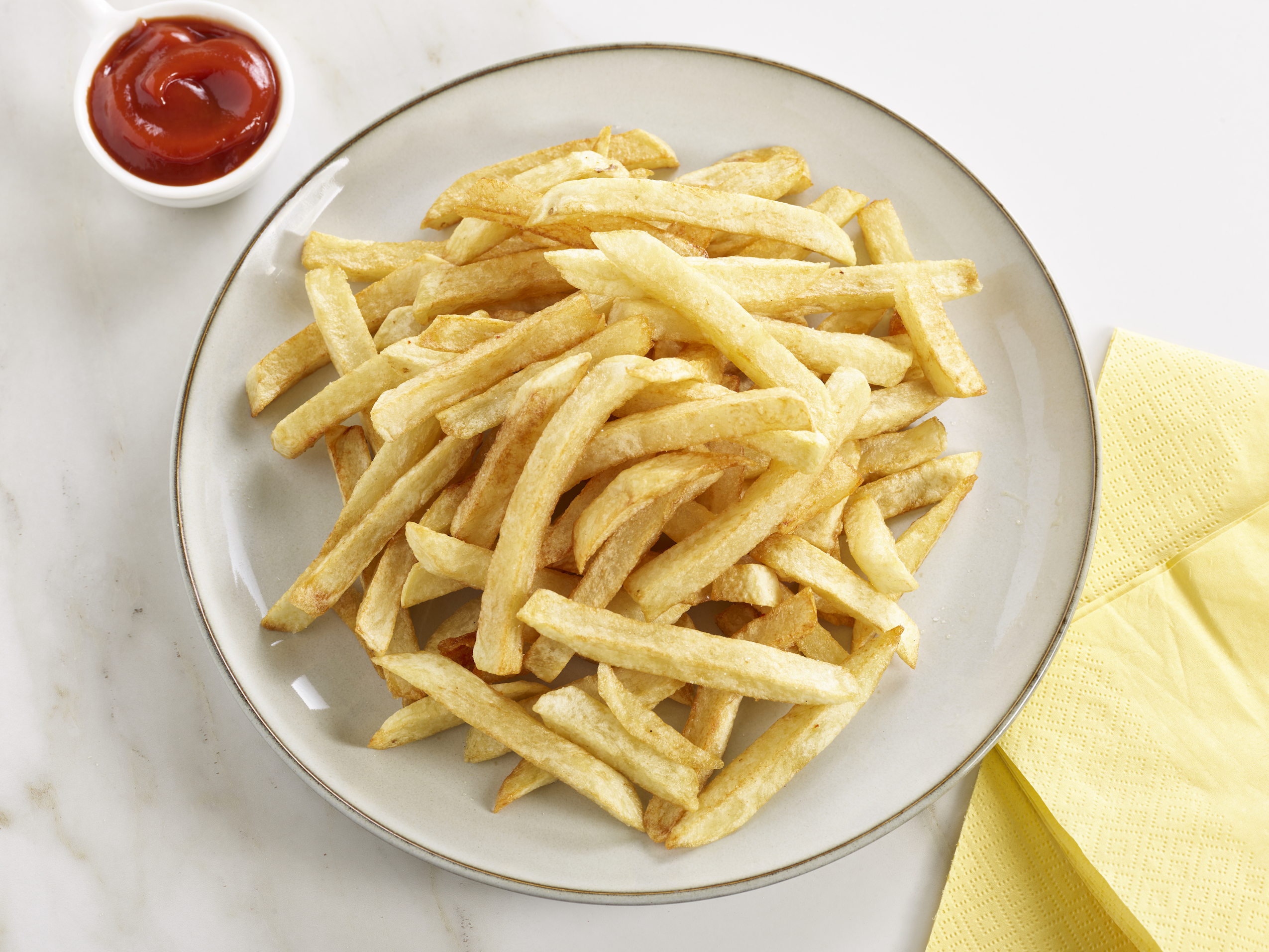 Order French Fries food online from Esso Mediterranean Bistro store, Encino on bringmethat.com