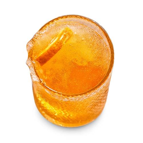 Order Stubborn Soda - Citrus Hibiscus Orange food online from Shawarma Stackz store, Roseville on bringmethat.com