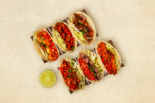 Order 6 Tacos food online from Taco Assembly store, Durham on bringmethat.com