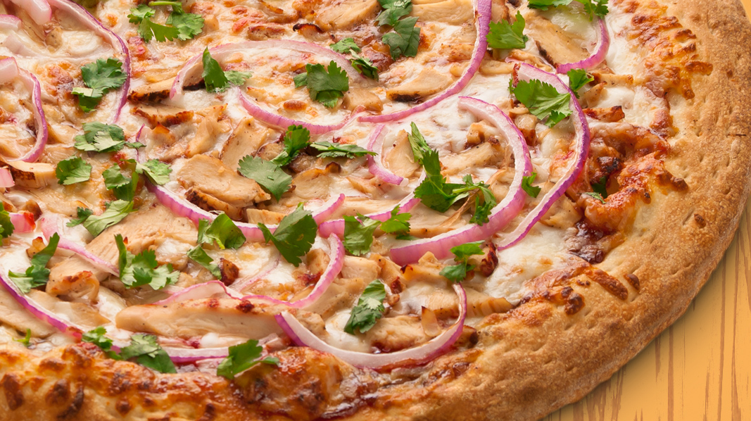 Order BBQ Chicken Pizza food online from Porky's Pizza store, Corona on bringmethat.com