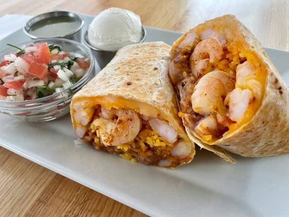 Order Shrimp Burrito food online from Taco Bout It store, North Plainfield on bringmethat.com