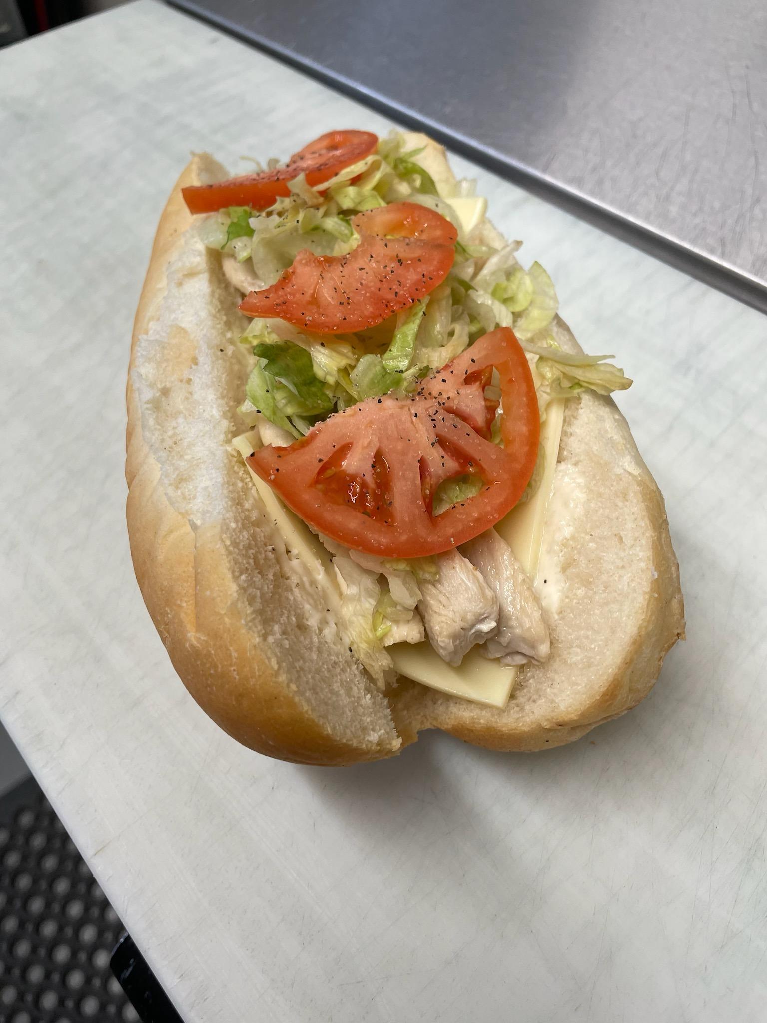 Order Small Grilled Chicken Sub food online from Slugger's Pizzeria store, Lancaster on bringmethat.com