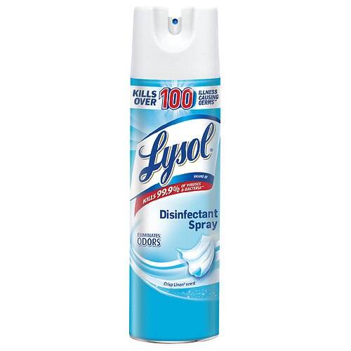 Order Lysol Disinfectant Spray Crisp Linen - 19.0 oz food online from Walgreens store, Fort Collins on bringmethat.com