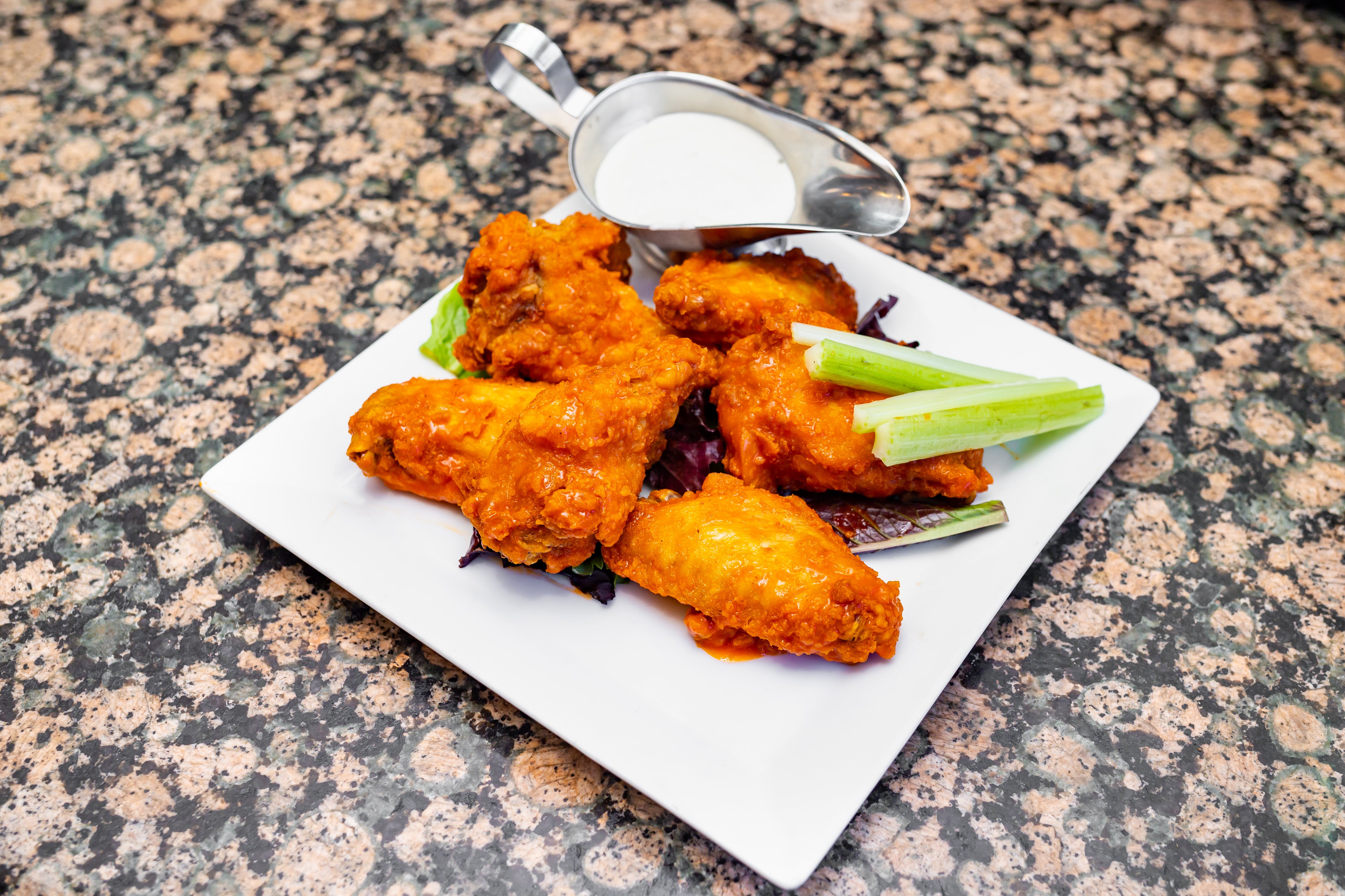 Order Buffalo Wings - 10 Pieces food online from Salvino Pizzeria & Restaurant store, Selden on bringmethat.com