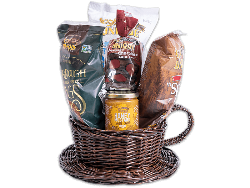 Order Coffee Cup Basket food online from Unique Snacks store, Reading on bringmethat.com