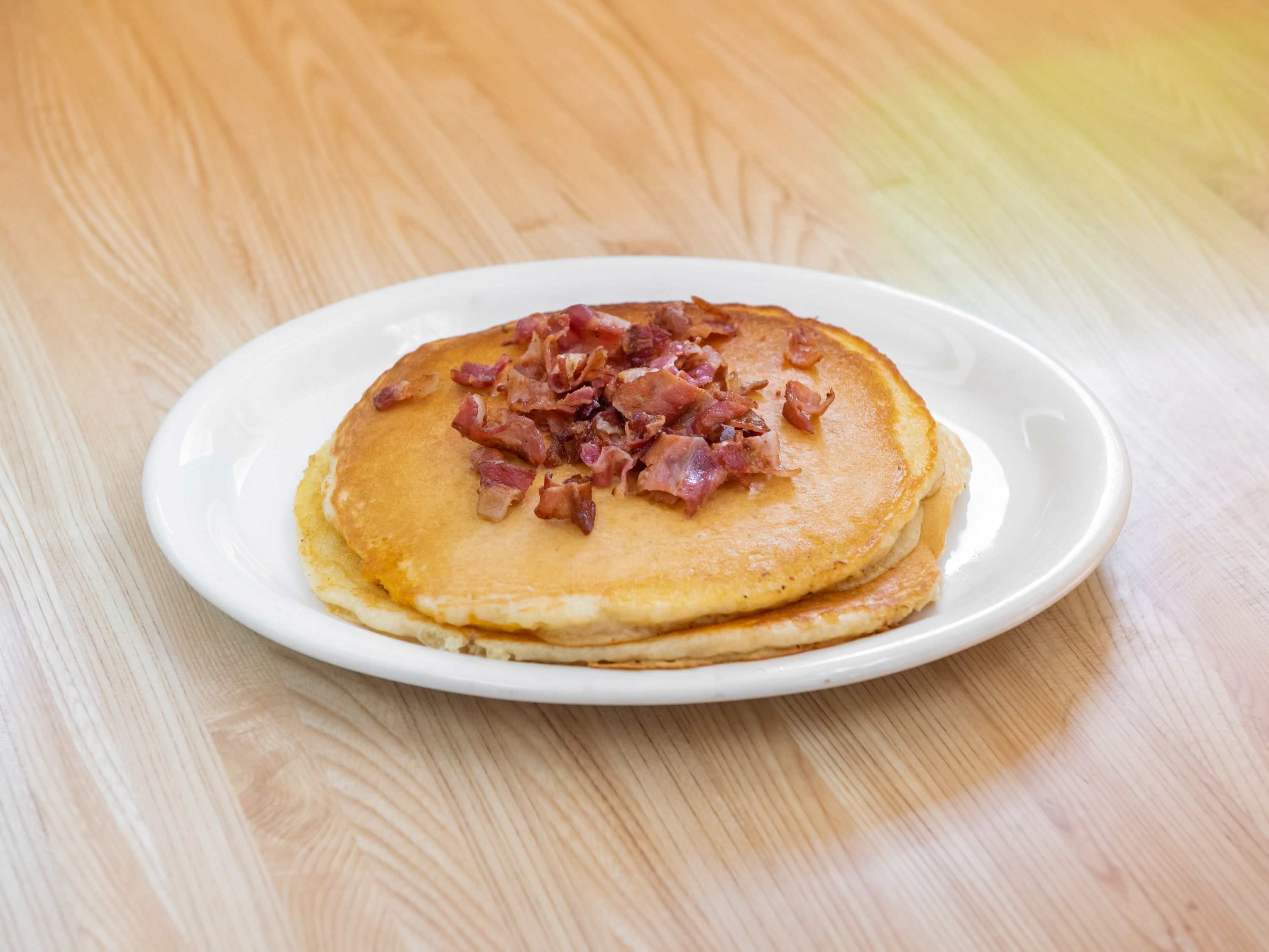 Order Bacon Pancakes food online from Boulevard Cafe store, Palmdale on bringmethat.com