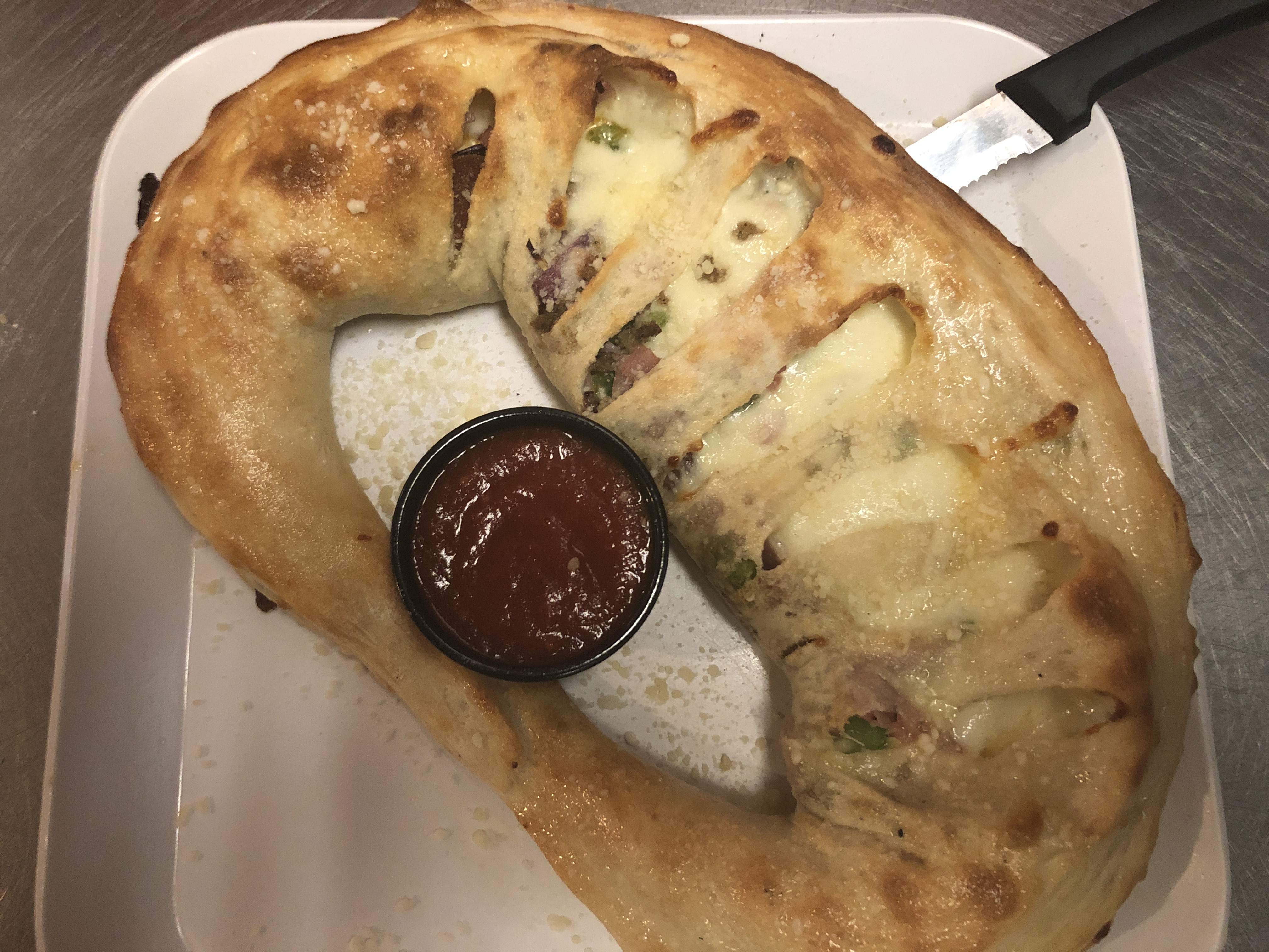 Order Fabulous Special Calzone food online from Fabulous Pizza store, Valdosta on bringmethat.com