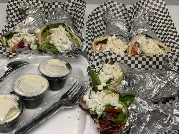 Order Lamb Gyro food online from The Pizza Cutters store, Syracuse on bringmethat.com